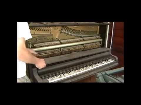 How to dismantle a w. schultz upright piano